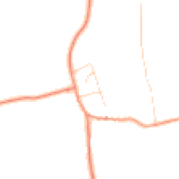 Daytime road noise heatmap for YO60 7NF