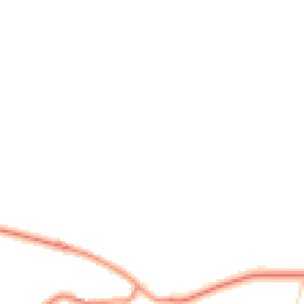 Daytime road noise heatmap for YO60 7QD