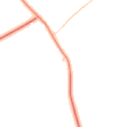 Daytime road noise heatmap for YO60 7RU