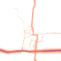 Daytime road noise heatmap for YO62 4AB
