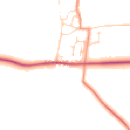 Daytime road noise heatmap for YO62 4AF