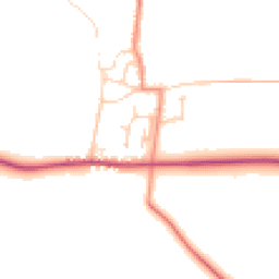 Daytime road noise heatmap for YO62 4AG
