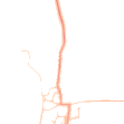 Daytime road noise heatmap for YO62 4AN