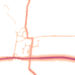 Daytime road noise heatmap for YO62 4AP