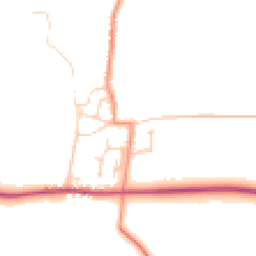 Daytime road noise heatmap for YO62 4AQ