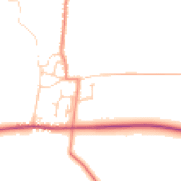Daytime road noise heatmap for YO62 4AR