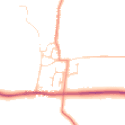 Daytime road noise heatmap for YO62 4BF