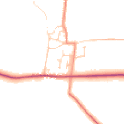 Daytime road noise heatmap for YO62 4BG