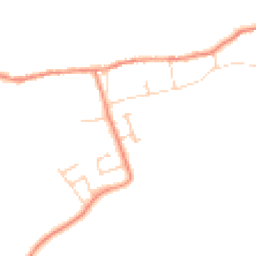 Daytime road noise heatmap for YO62 4EL