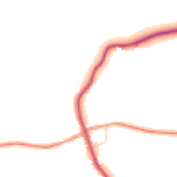 Daytime road noise heatmap for YO62 4JN