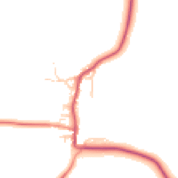 Daytime road noise heatmap for YO62 4JT