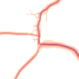 Daytime road noise heatmap for YO62 4LA