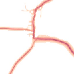 Daytime road noise heatmap for YO62 4LD