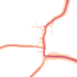 Daytime road noise heatmap for YO62 4LX