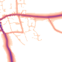 Daytime road noise heatmap for YO62 5BD