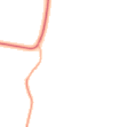 Night-time road noise heatmap for YO62 5EF