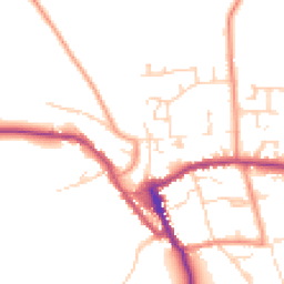 Daytime road noise heatmap for YO62 5EX
