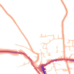 Daytime road noise heatmap for YO62 5FE