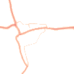 Daytime road noise heatmap for YO62 5JL