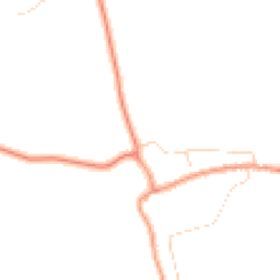 Daytime road noise heatmap for YO62 5JP