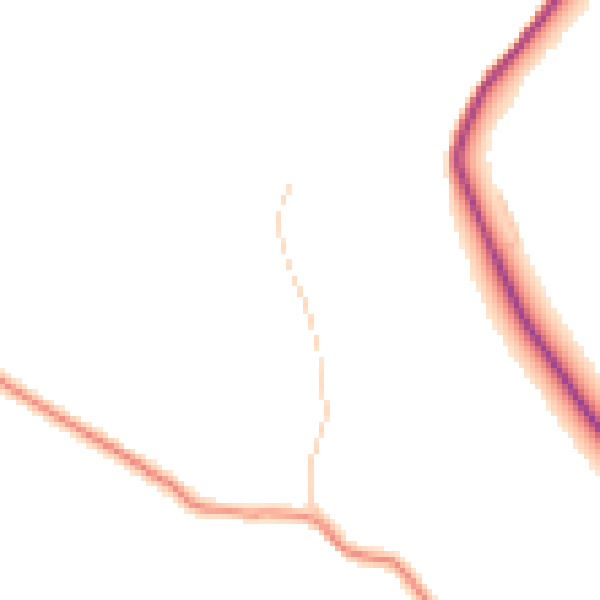 Daytime road noise heatmap for YO62 5LT
