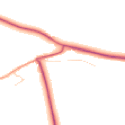 Daytime road noise heatmap for YO62 5XZ