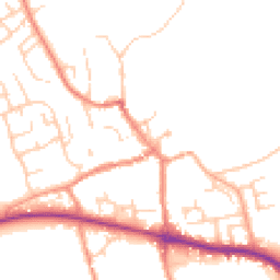 Daytime road noise heatmap for YO62 6AA