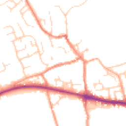 Daytime road noise heatmap for YO62 6AF