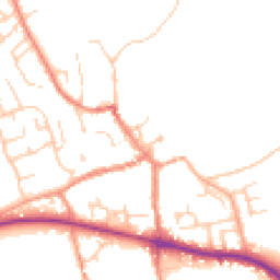Daytime road noise heatmap for YO62 6DA