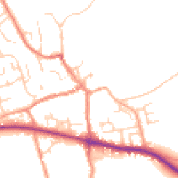 Daytime road noise heatmap for YO62 6DB