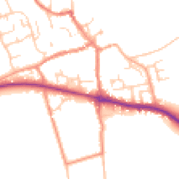Daytime road noise heatmap for YO62 6DL
