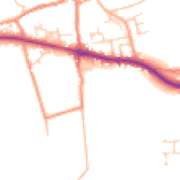 Daytime road noise heatmap for YO62 6DP