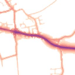 Daytime road noise heatmap for YO62 6DY