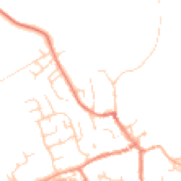 Daytime road noise heatmap for YO62 6EG