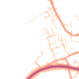 Daytime road noise heatmap for YO62 6FN
