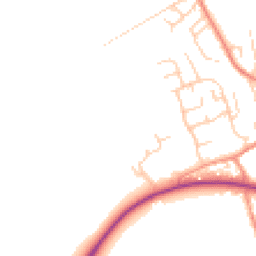 Daytime road noise heatmap for YO62 6FQ