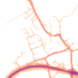 Daytime road noise heatmap for YO62 6PR