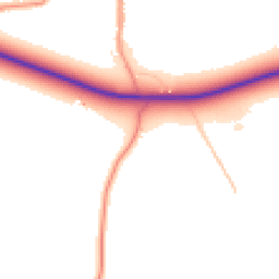 Daytime road noise heatmap for YO62 6RA