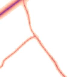 Daytime road noise heatmap for YO62 7HH