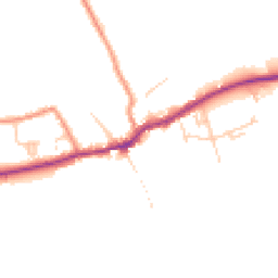 Daytime road noise heatmap for YO62 7RD