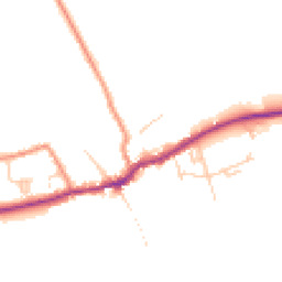 Daytime road noise heatmap for YO62 7RE