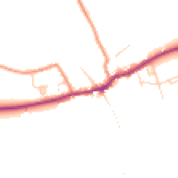 Daytime road noise heatmap for YO62 7SU