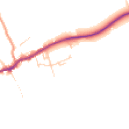 Daytime road noise heatmap for YO62 7TH