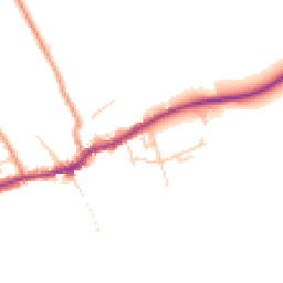 Daytime road noise heatmap for YO62 7TJ
