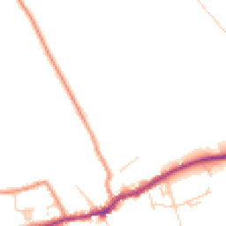 Daytime road noise heatmap for YO62 7TL