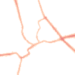 Night-time road noise heatmap for YO7 1AA