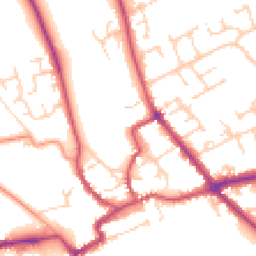 Daytime road noise heatmap for YO7 1AG