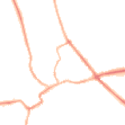 Night-time road noise heatmap for YO7 1AH