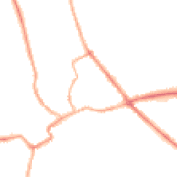 Night-time road noise heatmap for YO7 1AJ
