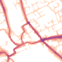 Daytime road noise heatmap for YO7 1AN